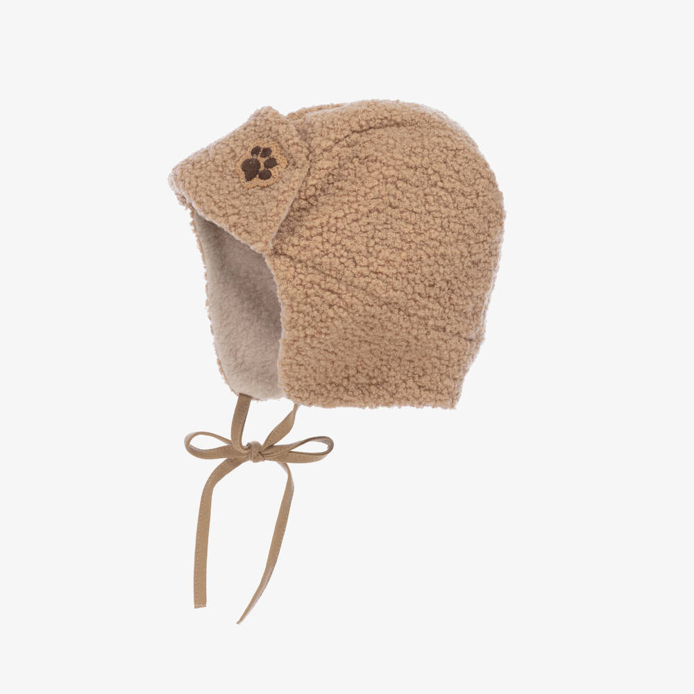Jamiks-Boys Beige Sherpa Trapper Hat | Childrensalon Outlet
