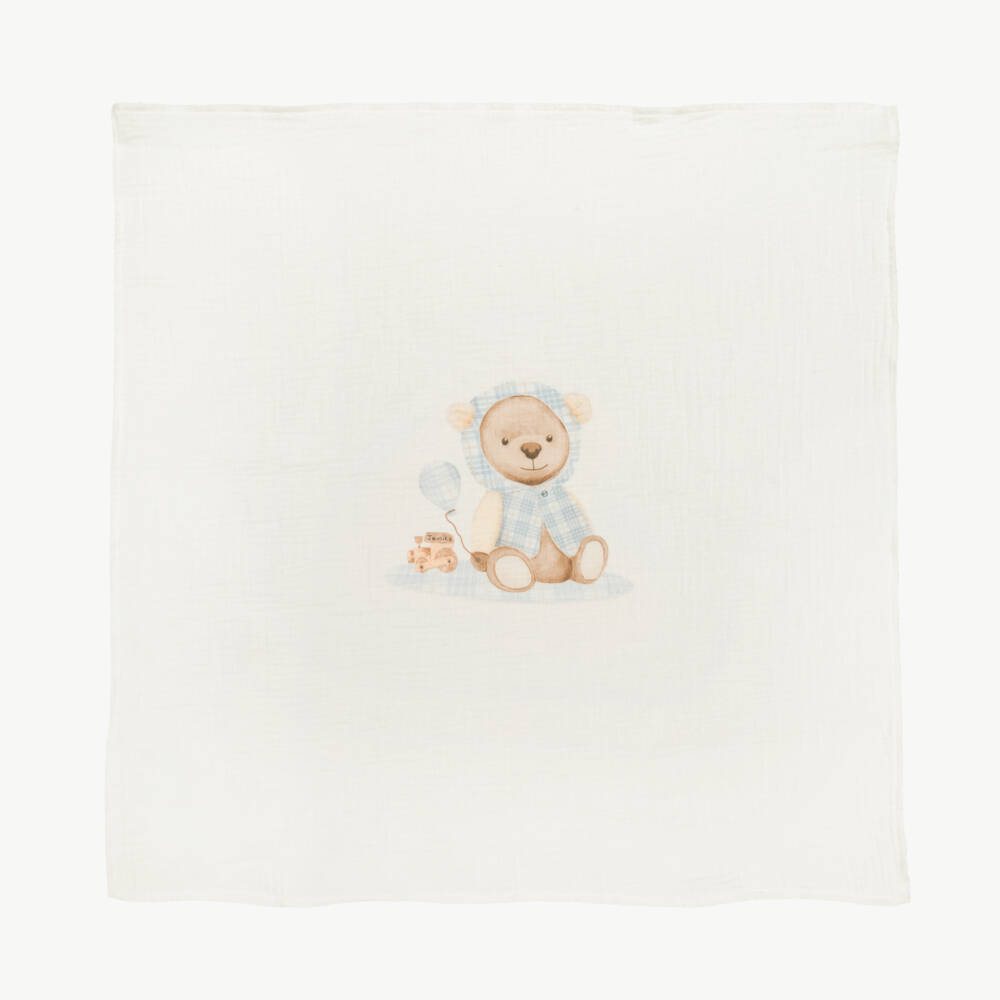 Jamiks-Boys Blue Bear Muslin Set | Childrensalon Outlet