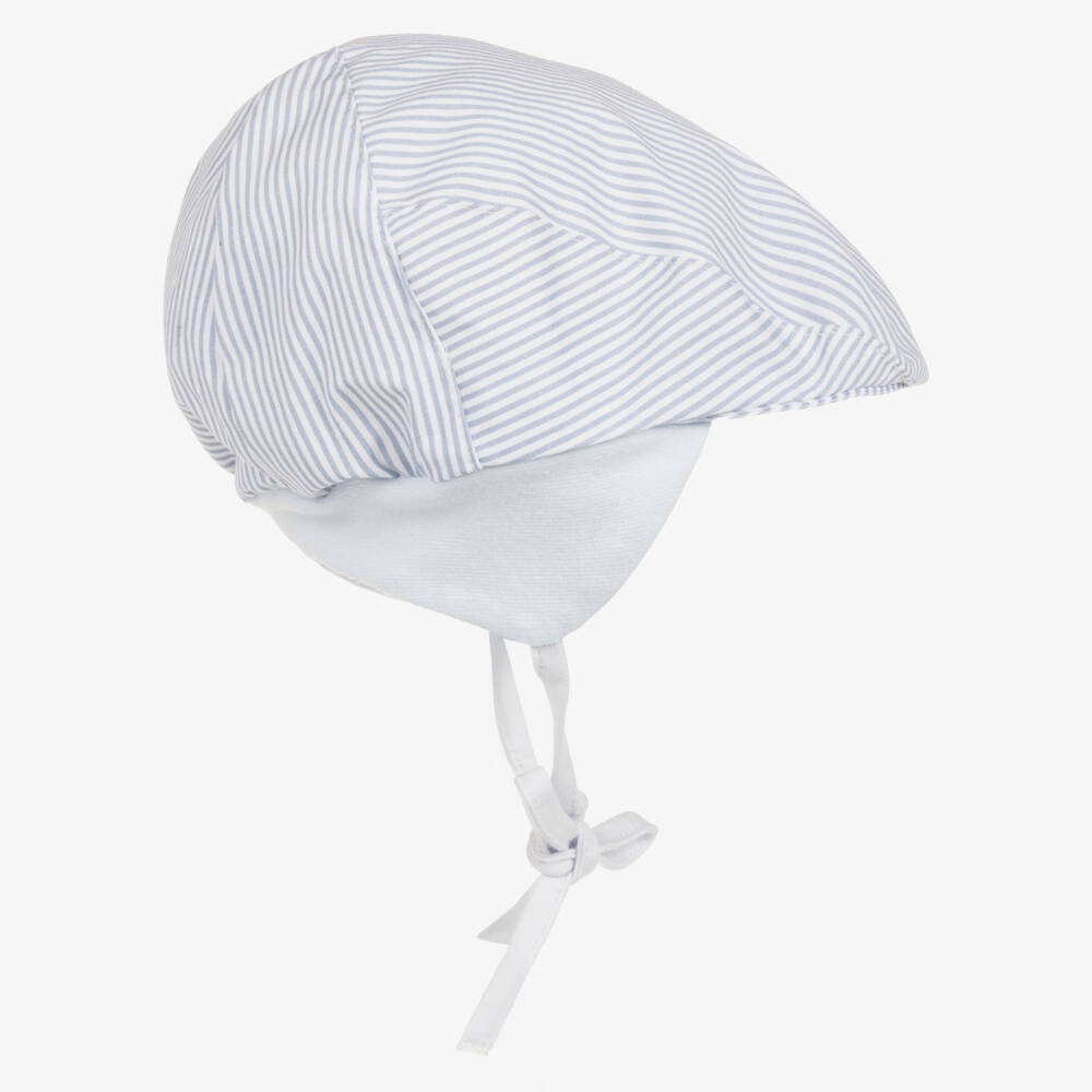 Jamiks-Кепка в полоску из синего хлопка для мальчиков | Childrensalon Outlet