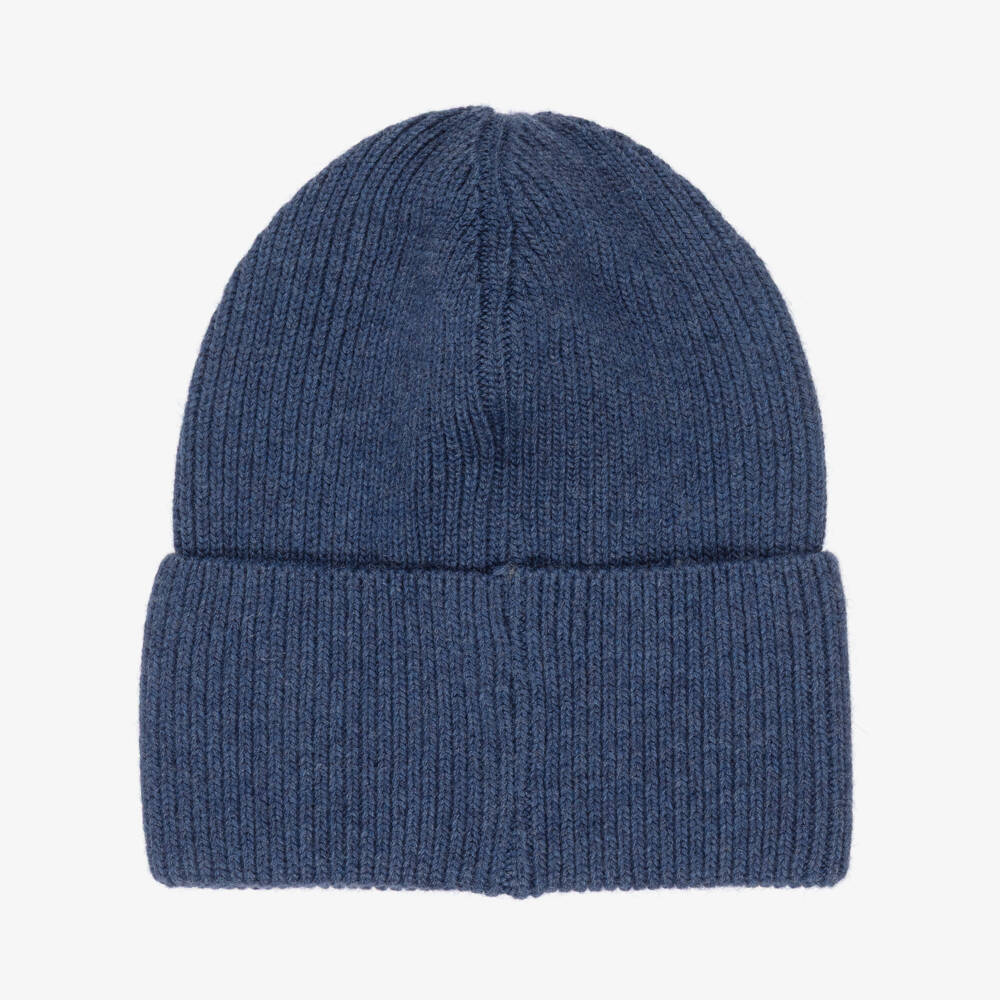 Jamiks-Boys Blue Knit Beanie | Childrensalon Outlet