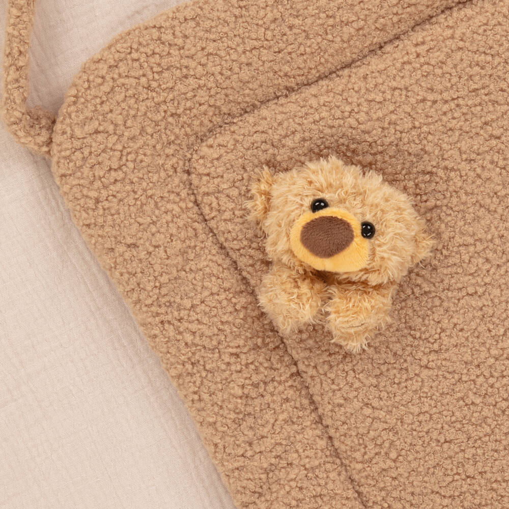 Jamiks-Boys Brown Fleece Bear Wrap | Childrensalon Outlet