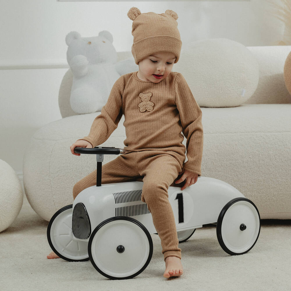 Jamiks-Boys Caramel Jersey Trouser Set | Childrensalon Outlet