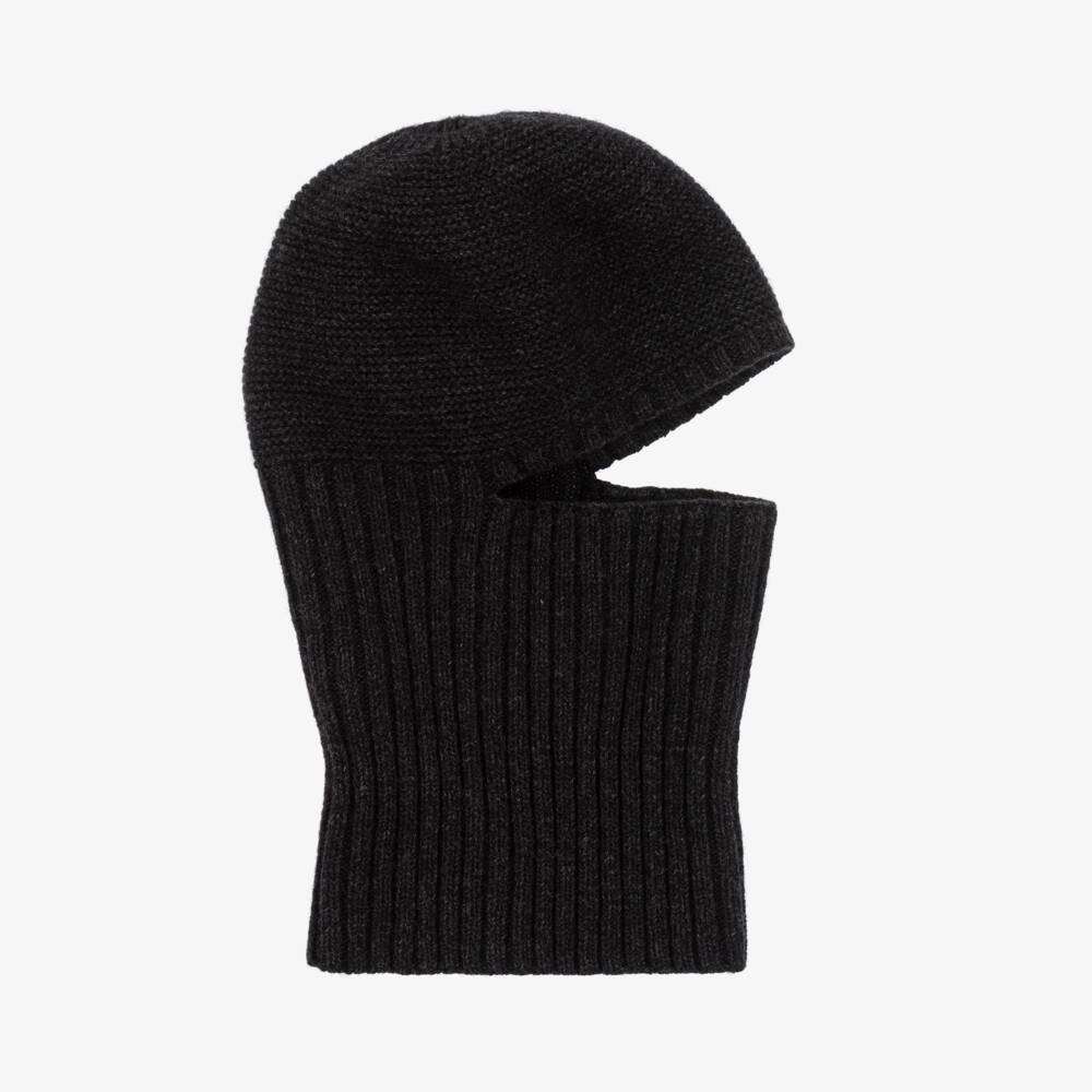 Jamiks-Boys Charcoal Wool Knit Balaclava | Childrensalon Outlet