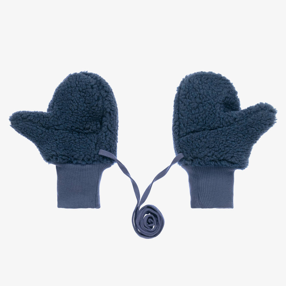 Jamiks-Синие флисовые рукавицы из овчины | Childrensalon Outlet