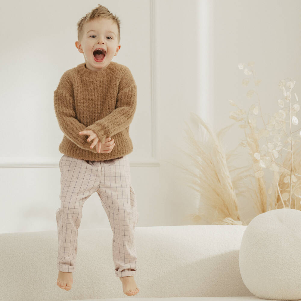 Jamiks-Boys Fluffy Wool Blend Jumper | Childrensalon Outlet
