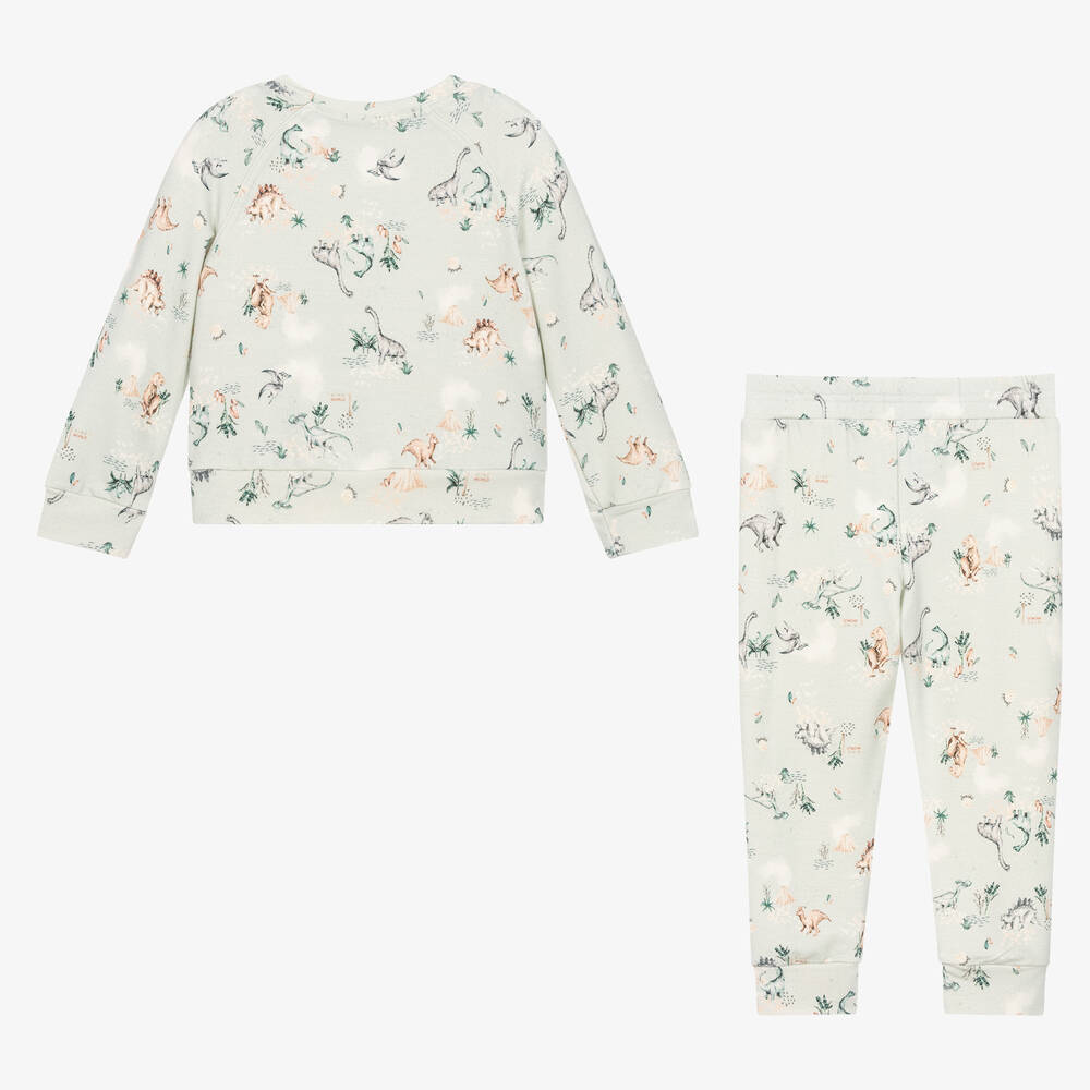 Jamiks-Зеленый топ со штанишками из вискозы для мальчиков | Childrensalon Outlet