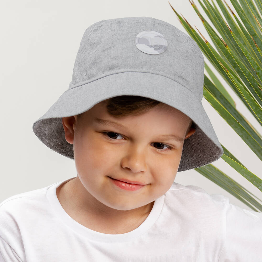 Jamiks Boys Grey Cotton Bucket Hat Childrensalon Outlet