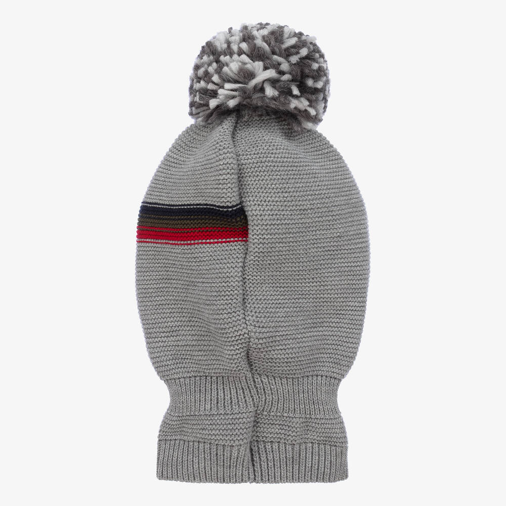 Jamiks-بالاكلافا بوم-بوم أكريليك محبوك لون رمادي للأولاد | Childrensalon Outlet