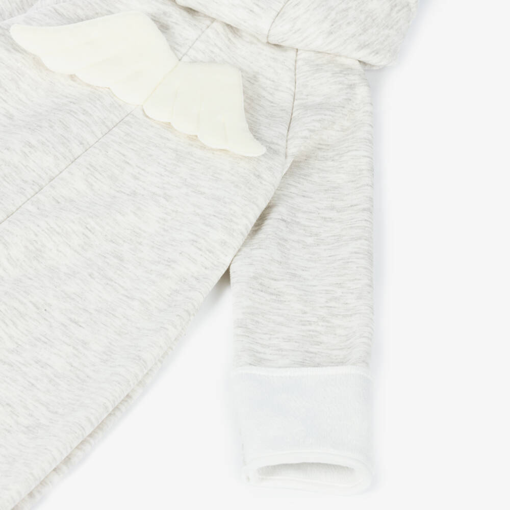 Jamiks-Boys Ivory Angel Wing Pramsuit | Childrensalon Outlet
