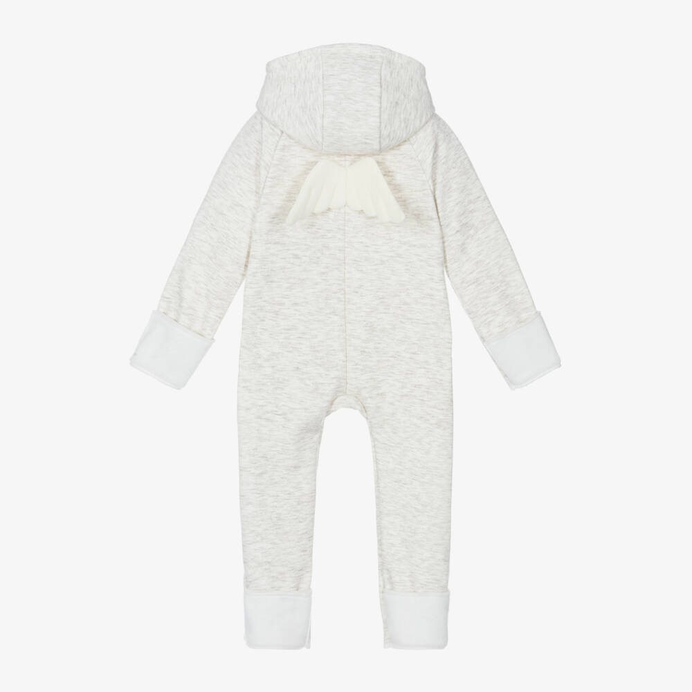 Jamiks-Boys Ivory Angel Wing Pramsuit | Childrensalon Outlet