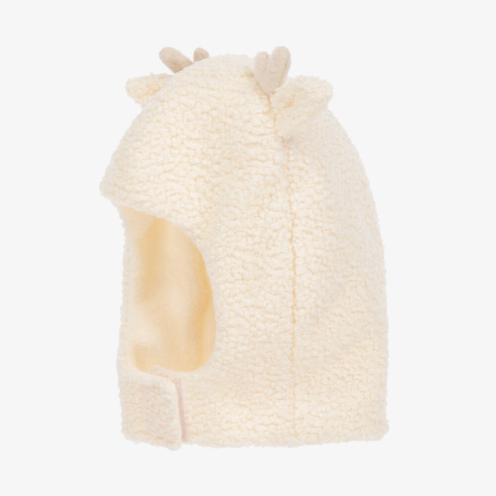 Jamiks-Boys Ivory Antler Bouclé Balaclava | Childrensalon Outlet