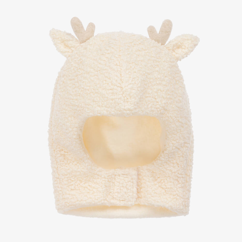 Jamiks-Boys Ivory Antler Bouclé Balaclava | Childrensalon Outlet