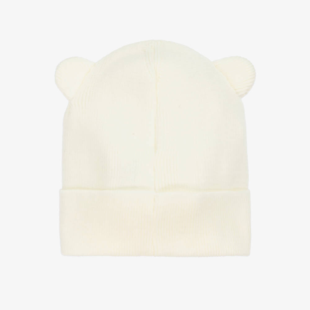 Jamiks-Кремовая бамбуковая вязаная шапка для мальчиков | Childrensalon Outlet