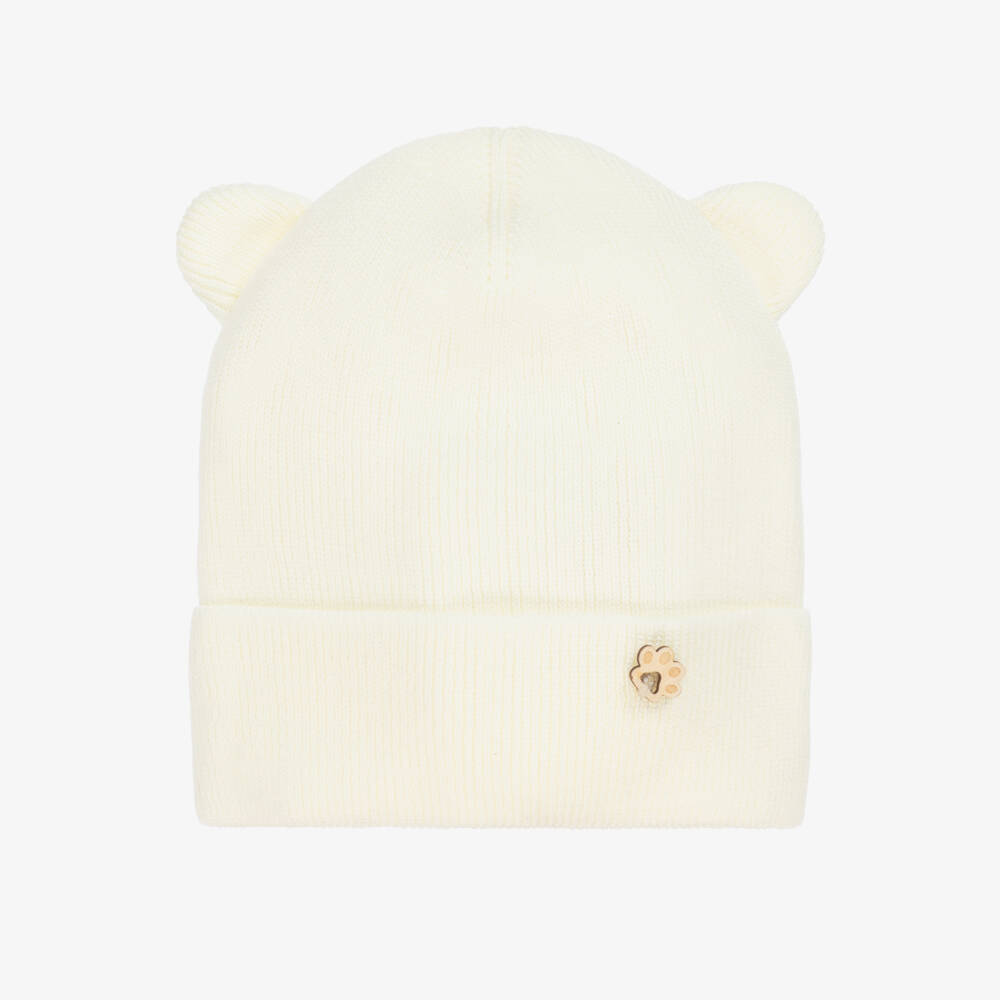 Jamiks-Boys Ivory Bamboo Knit Cap | Childrensalon Outlet