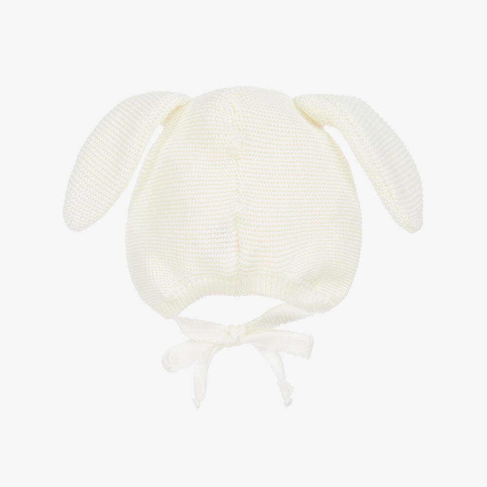 Jamiks-Boys Ivory Cozy Bunny Cap | Childrensalon Outlet