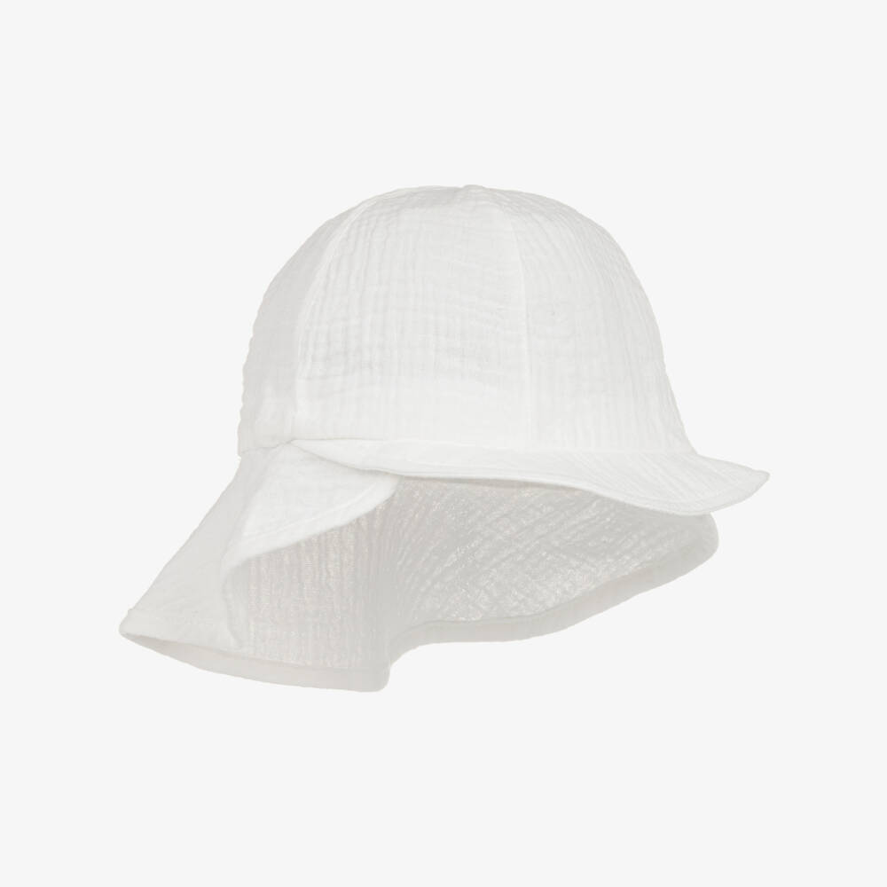 Jamiks-Boys Pure Cotton Sun Shield Hat | Childrensalon Outlet