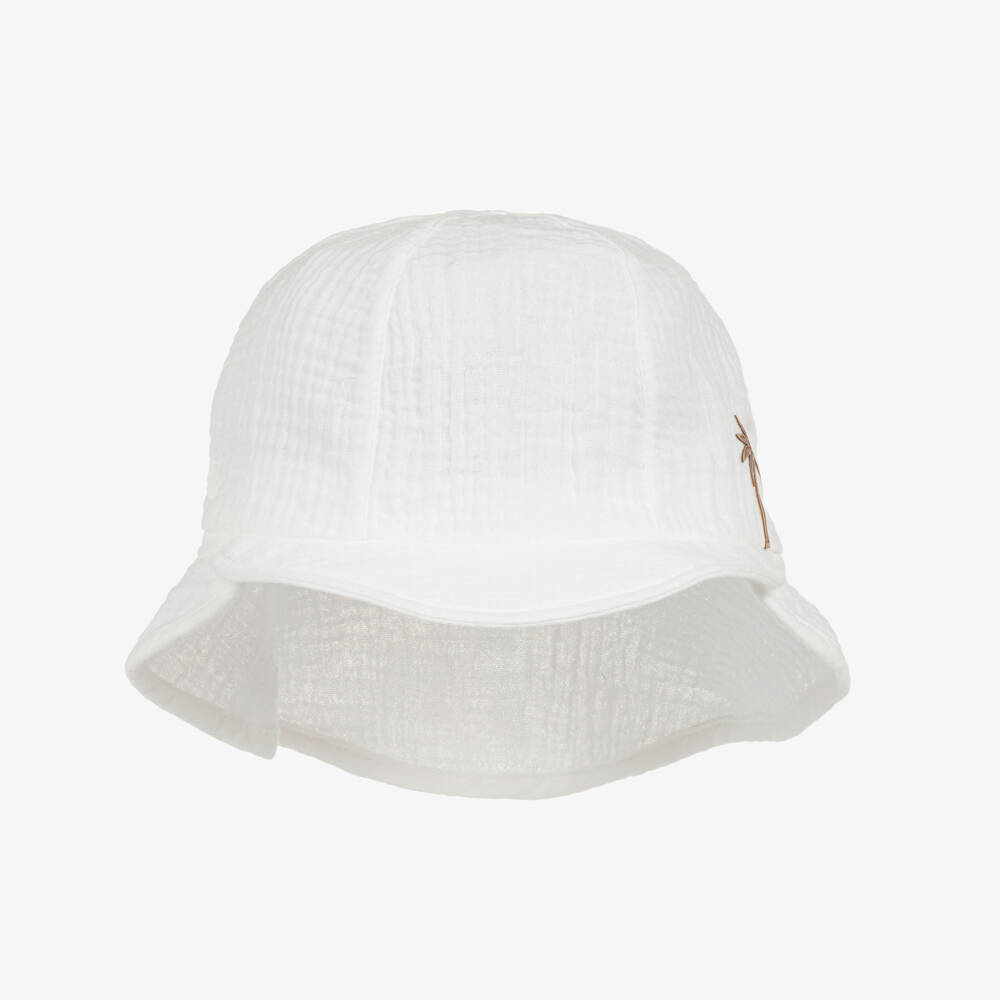 Jamiks-Boys Pure Cotton Sun Shield Hat | Childrensalon Outlet