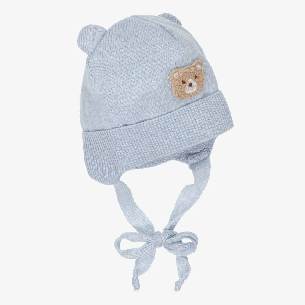 Jamiks-Мягкая синяя шапка с медвежонком для мальчиков | Childrensalon Outlet