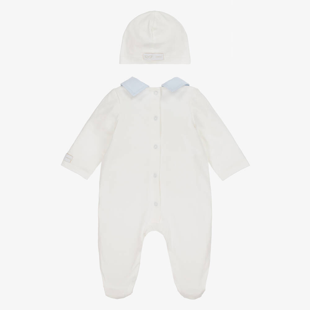Jamiks-Boys Soft Ivory Baby Outfit Set | Childrensalon Outlet