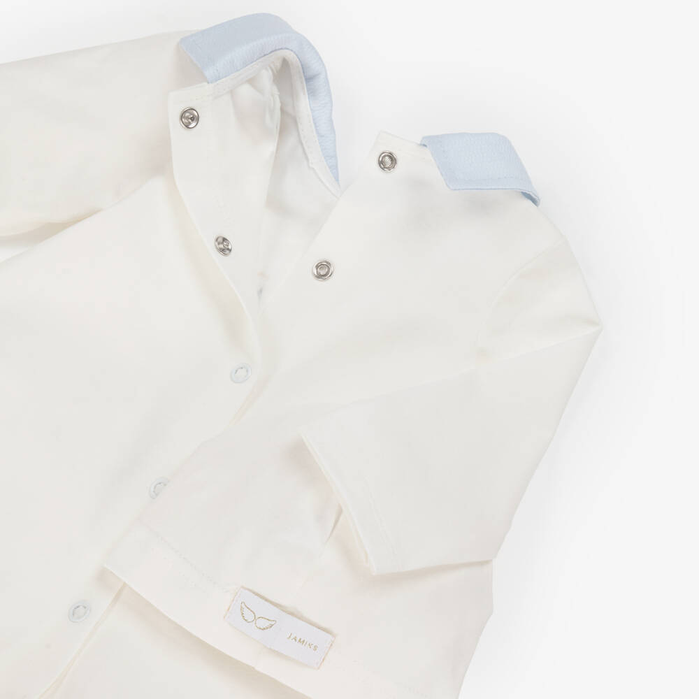 Jamiks-Boys Soft Ivory Baby Outfit Set | Childrensalon Outlet