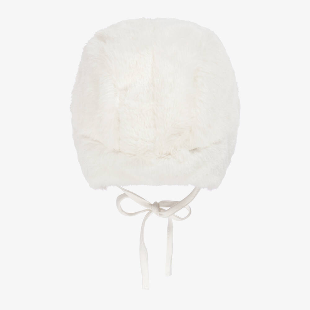 Jamiks-Мягкая кремовая меховая шапка для мальчиков | Childrensalon Outlet