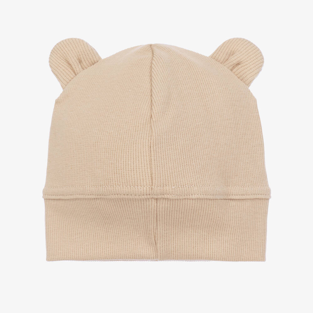 Jamiks-قبعة بيبي تيدي بير قطن لون بيج | Childrensalon Outlet