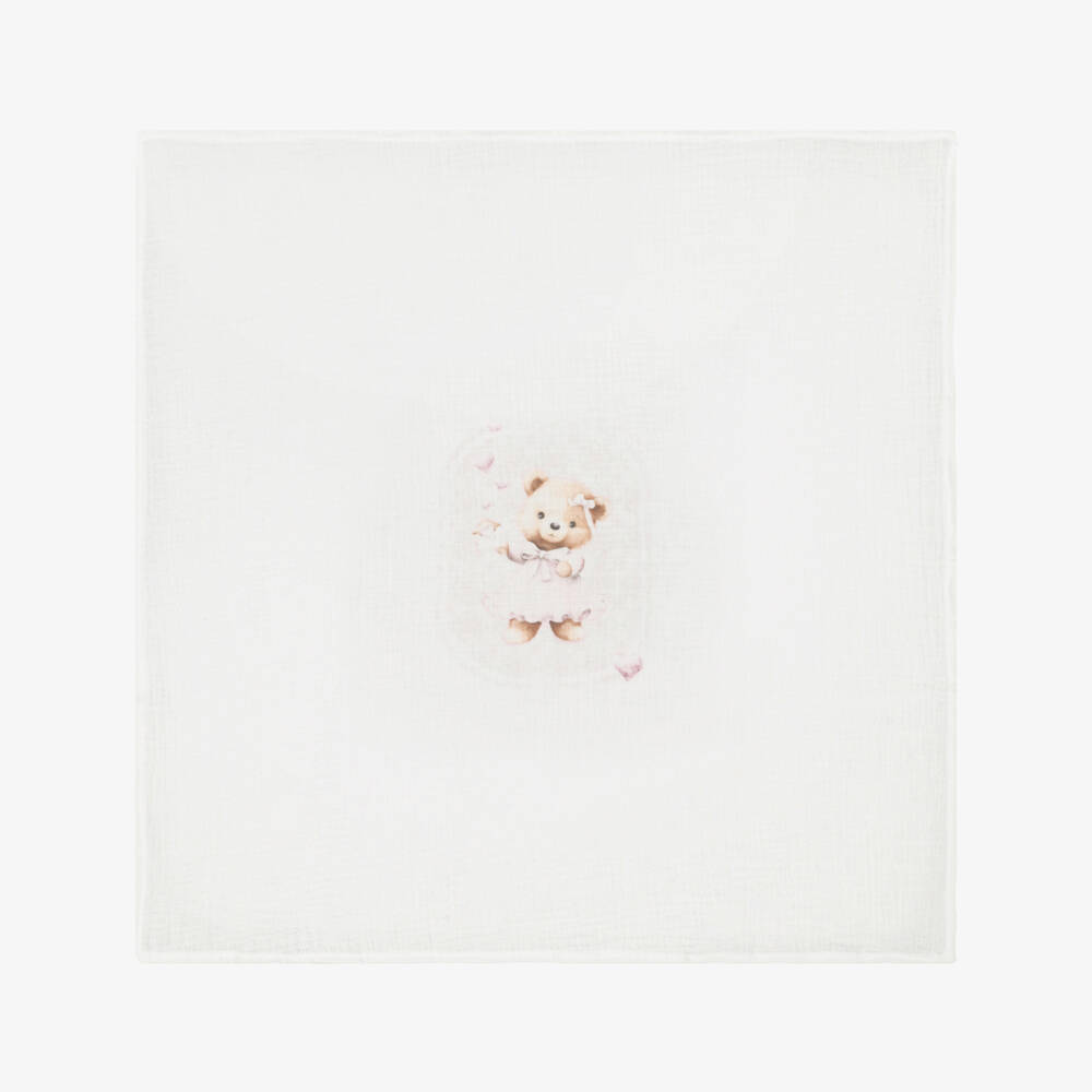 Jamiks-Girls' Blush Bear Muslin Set | Childrensalon Outlet