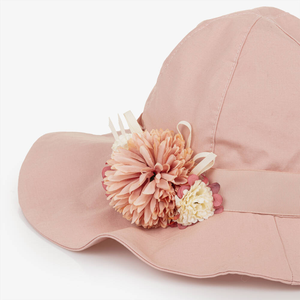 Jamiks-Girls Blush Organic Cotton Sunshield | Childrensalon Outlet