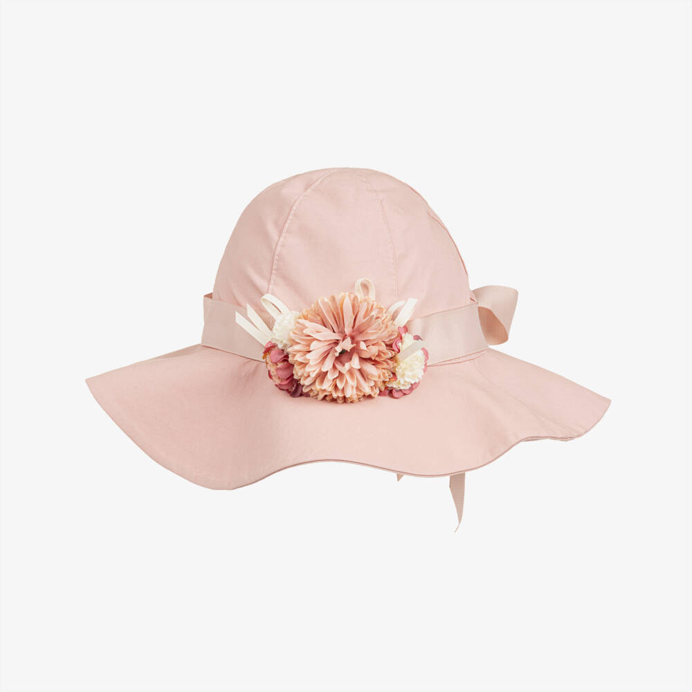 Jamiks-Girls Blush Organic Cotton Sunshield | Childrensalon Outlet