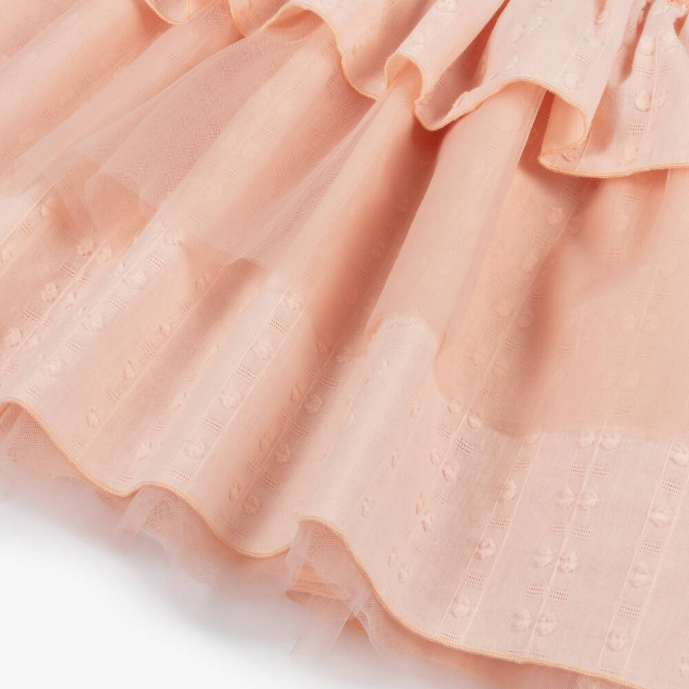 Jamiks-Очарование из кораллового хлопка и тюля для девочек | Childrensalon Outlet