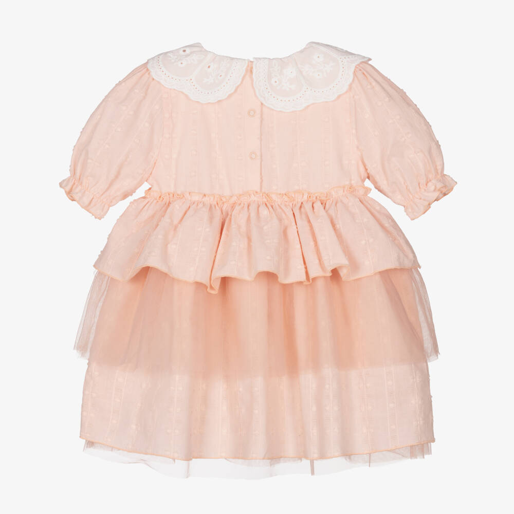 Jamiks-Очарование из кораллового хлопка и тюля для девочек | Childrensalon Outlet