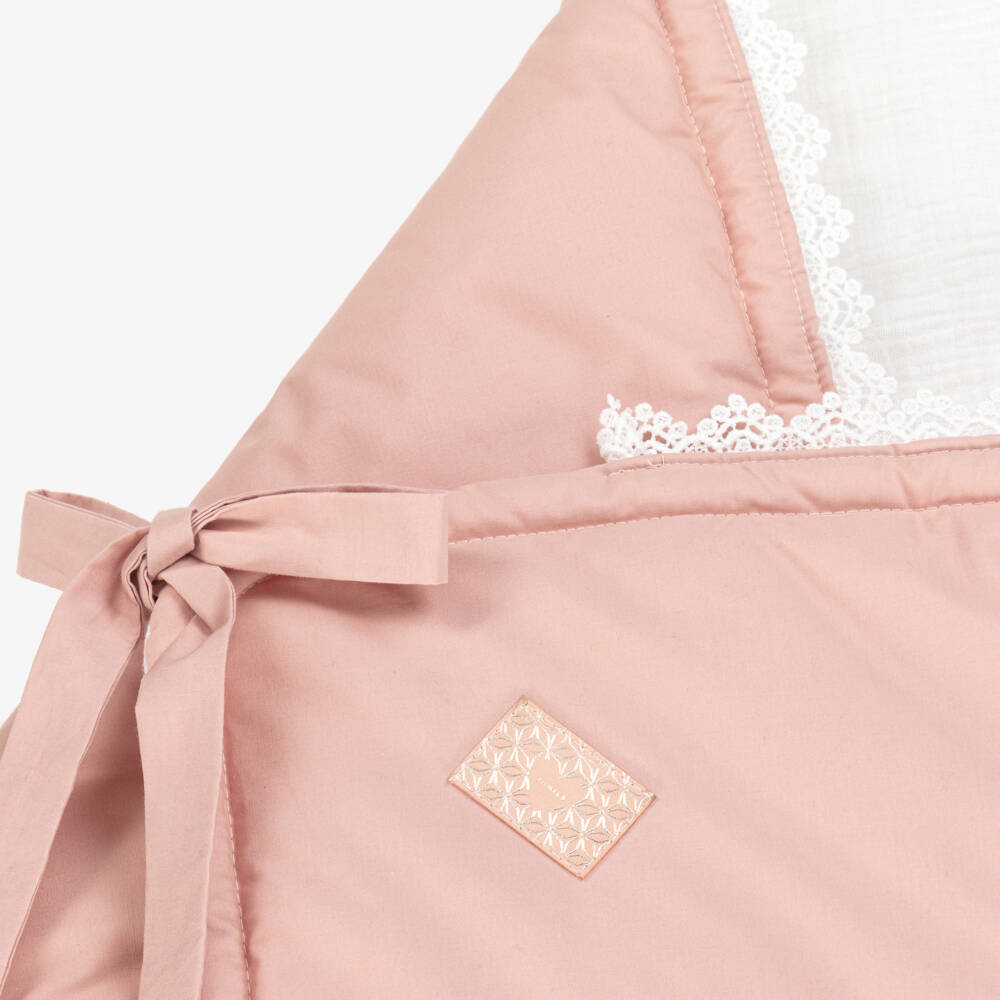 Jamiks-Girls' Cozy Pink Lace Cradle | Childrensalon Outlet