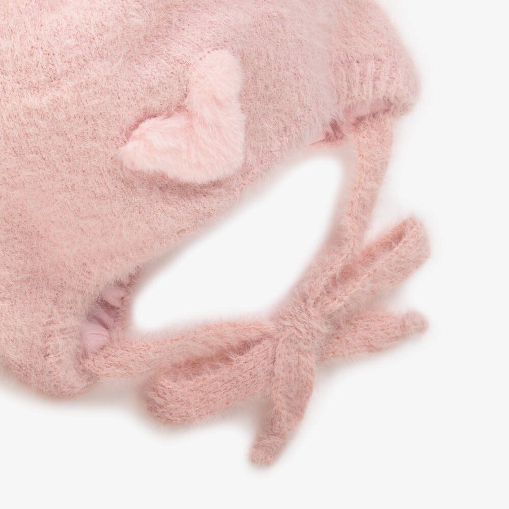 Jamiks-Girls Cozy Pink Pom-Pom Knit Cap | Childrensalon Outlet