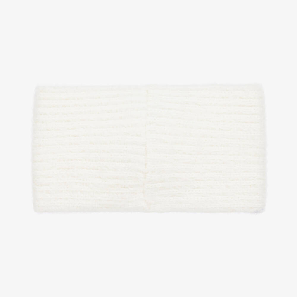 Jamiks-Girls Cream Fluffy Knit Headband | Childrensalon Outlet
