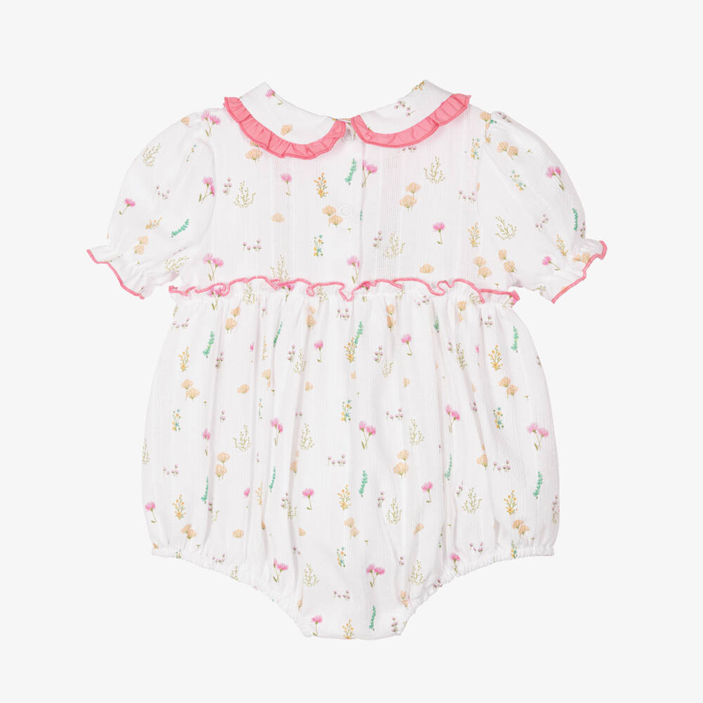 Jamiks-Girls Delicate Cotton Blossom Romper | Childrensalon Outlet