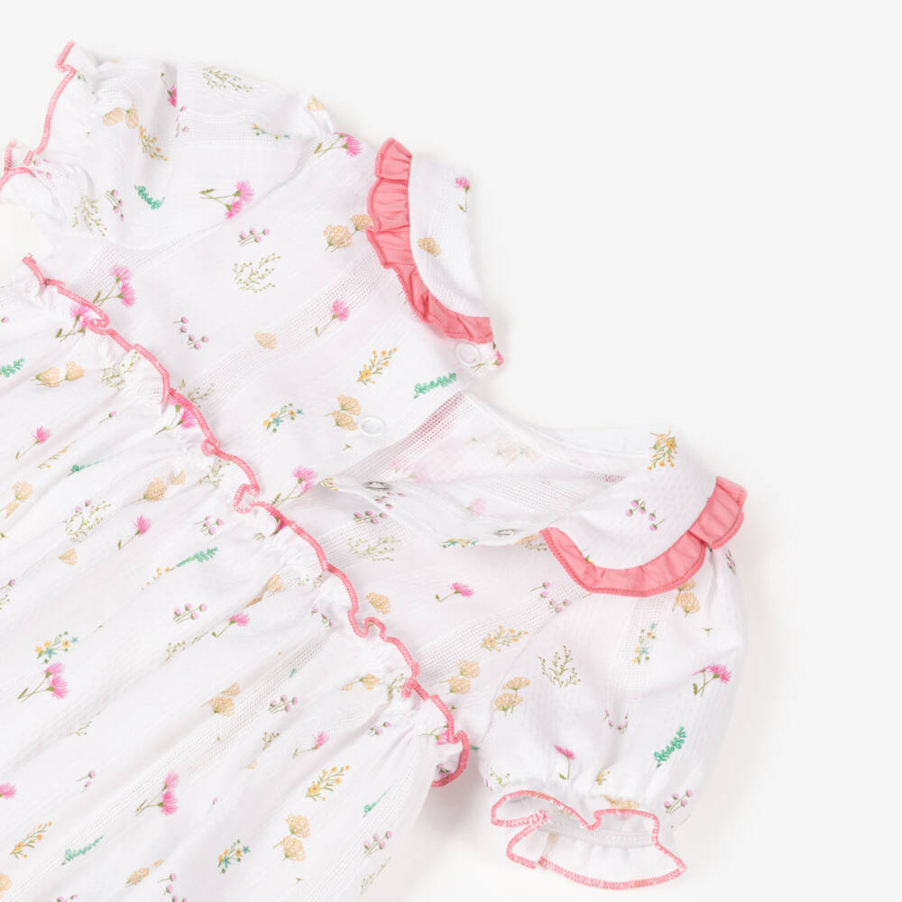 Jamiks-Girls Delicate Cotton Blossom Romper | Childrensalon Outlet