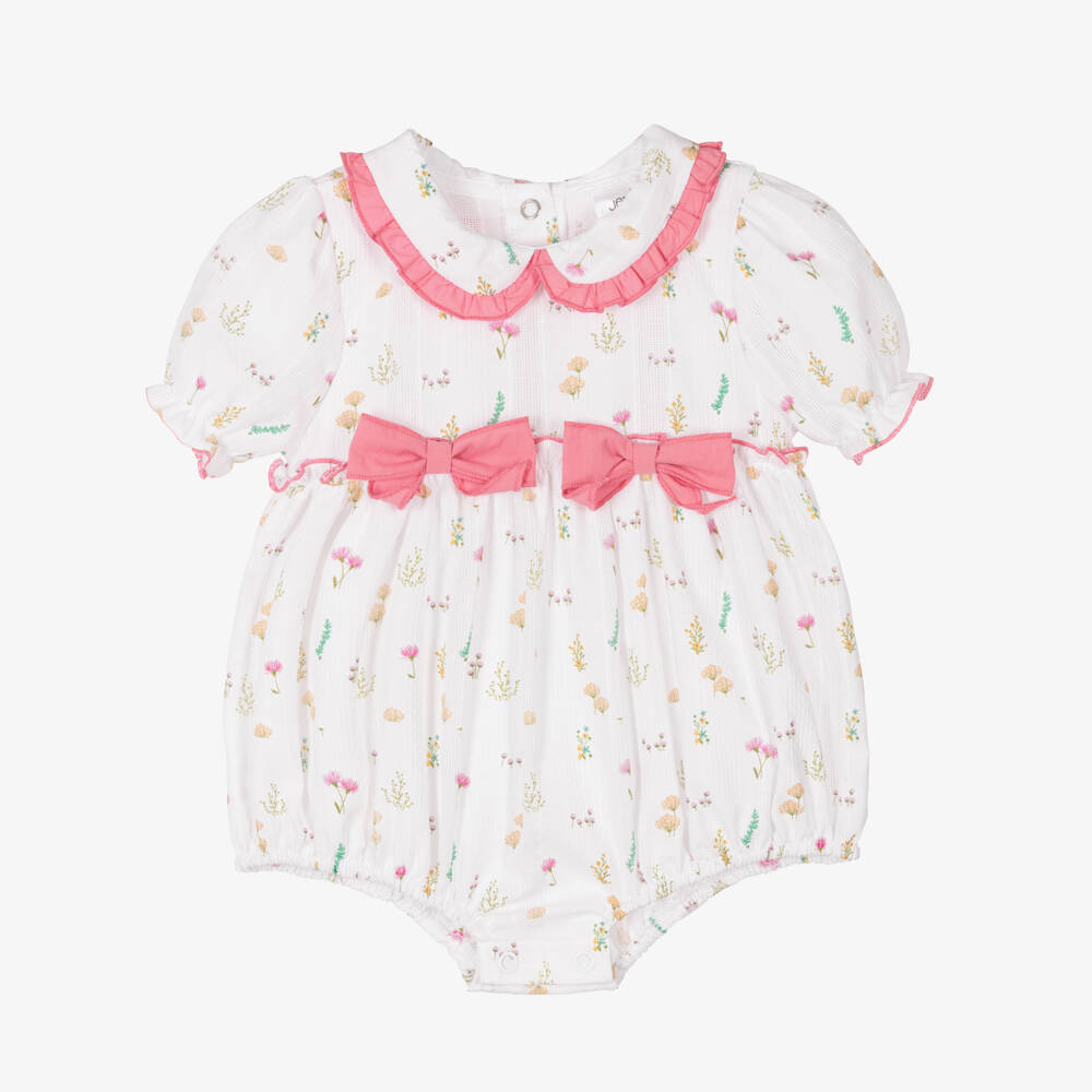 Jamiks-Girls Delicate Cotton Blossom Romper | Childrensalon Outlet