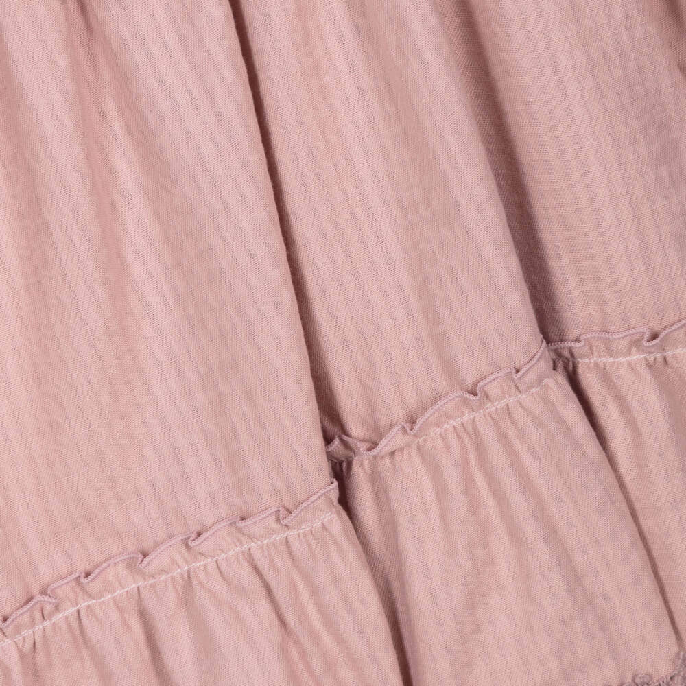 Jamiks-Girls Dusky Pink Cotton Dress | Childrensalon Outlet
