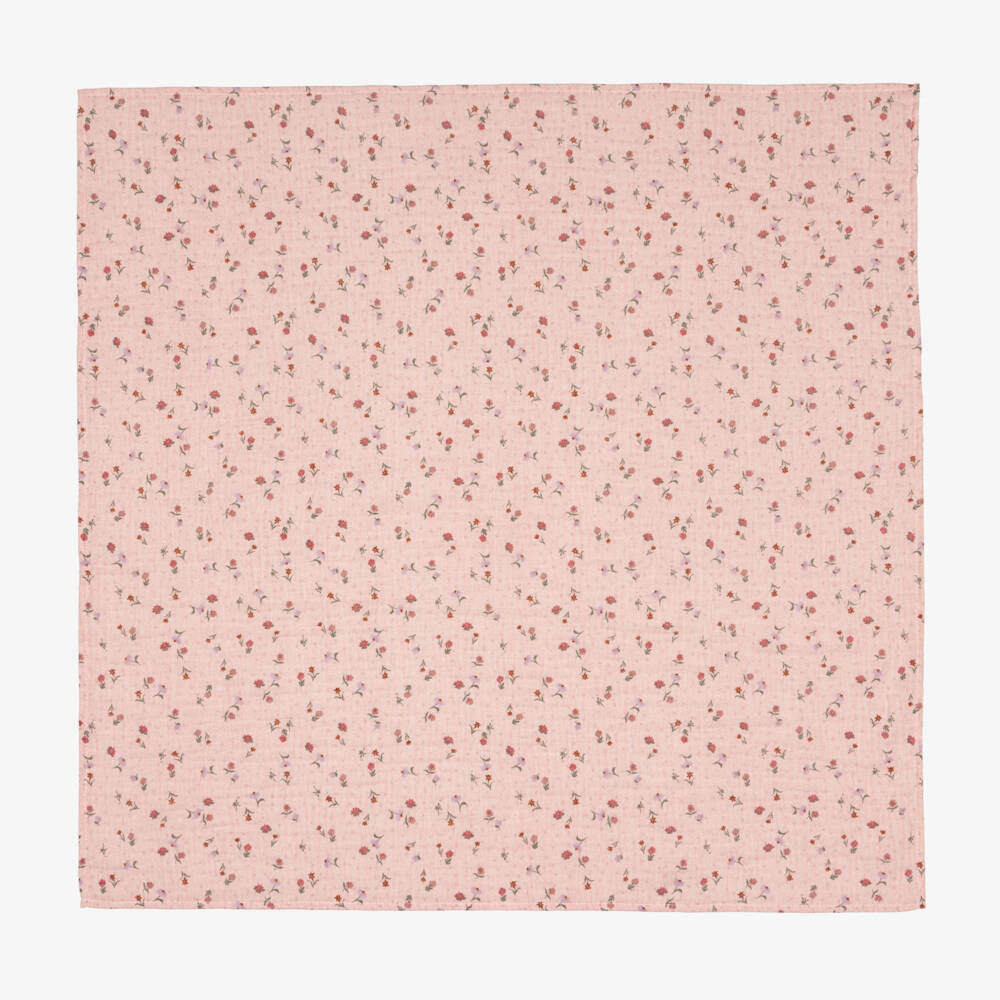 Jamiks-Girls Floral Pink Muslin Set | Childrensalon Outlet