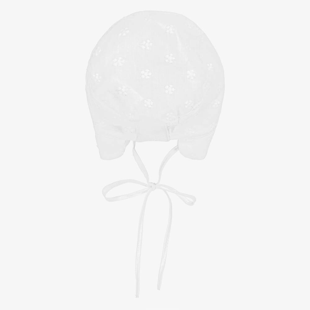 Jamiks-Girls Ivory Blossom Cotton Sunhat | Childrensalon Outlet