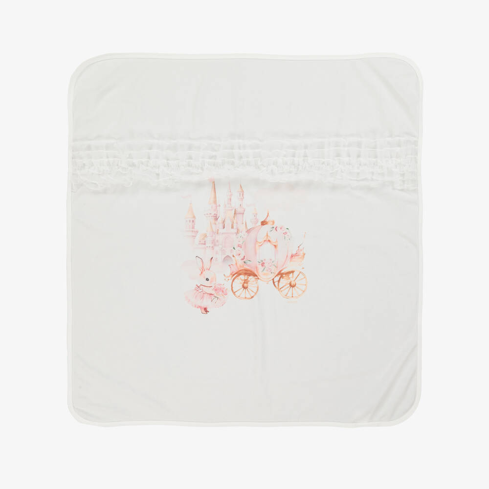 Jamiks-Girls' Ivory Cotton Comfort Blanket | Childrensalon Outlet