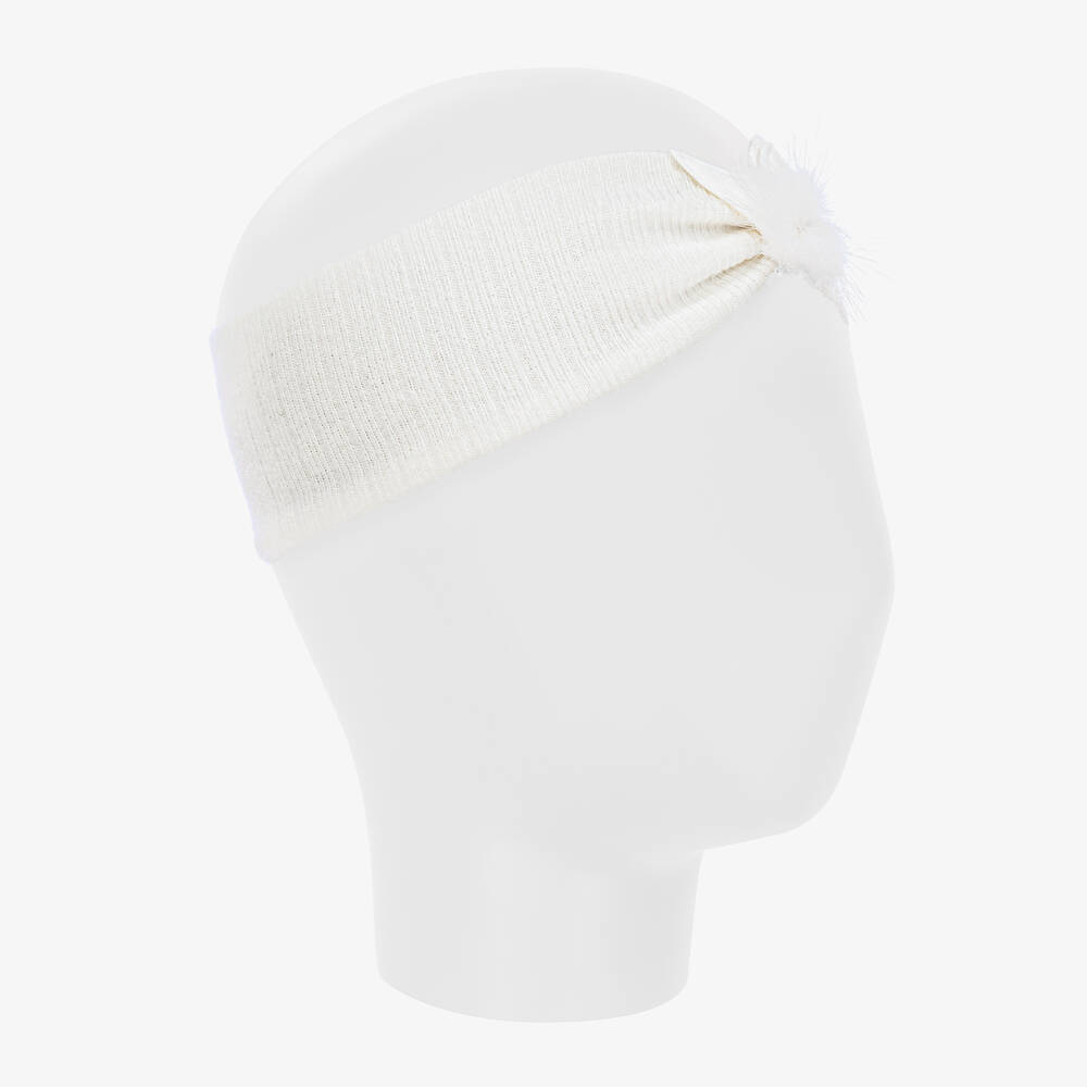 Jamiks-Кремовая вязаная повязка на голову | Childrensalon Outlet