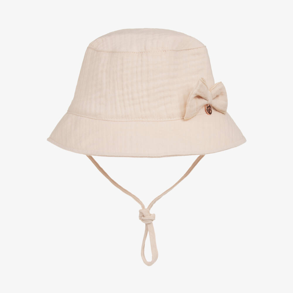 Jamiks-Girls Natural Organic Cotton Sunhat | Childrensalon Outlet