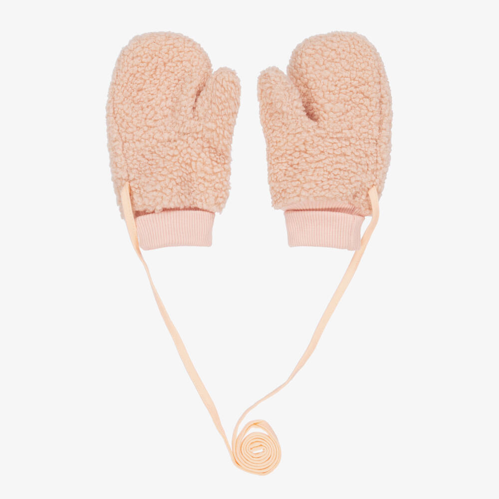 Jamiks-قفازات بناتية من البوكليه الوردي الناعم | Childrensalon Outlet