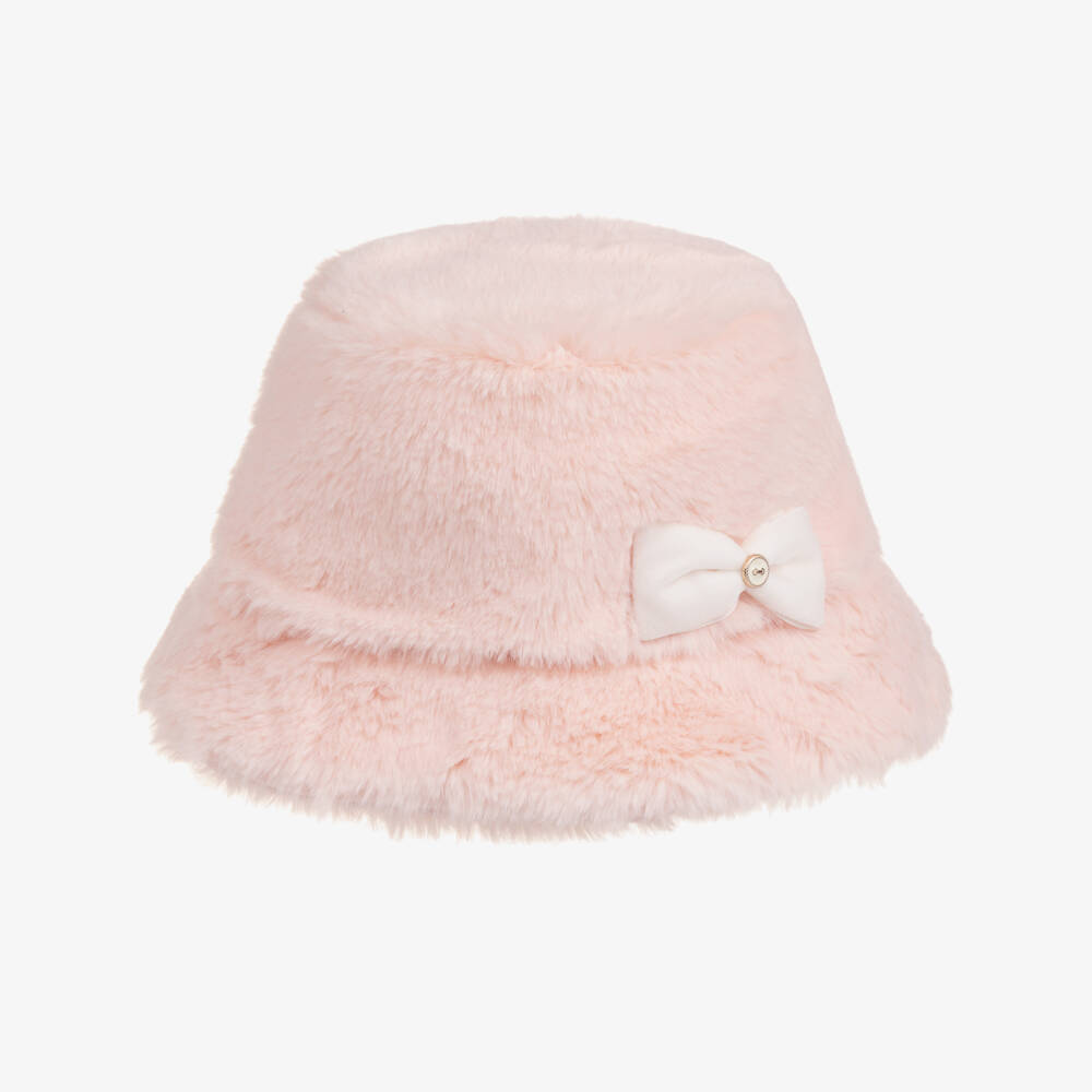 Jamiks-Мягкая розовая шапка из искусственного меха для девочек | Childrensalon Outlet