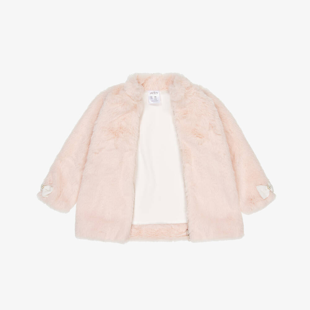 Jamiks-Мягкое розовое пальто для девочек | Childrensalon Outlet