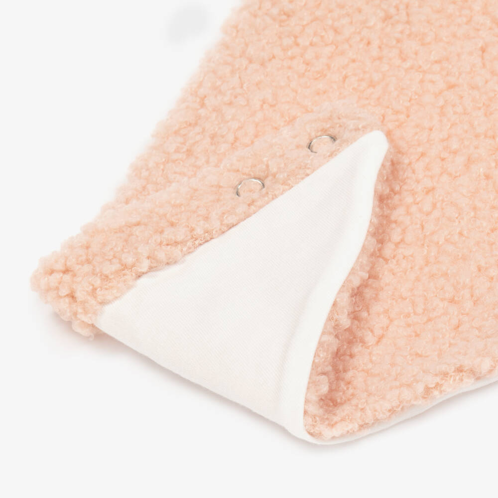Jamiks-Girls Peach Bouclé Neckwarmer | Childrensalon Outlet