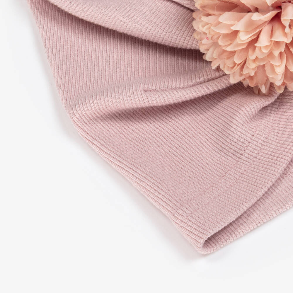 Jamiks-Girls Pink Blossom Cotton Headwrap | Childrensalon Outlet