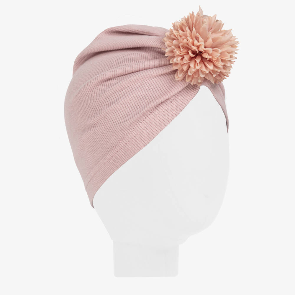 Jamiks-Girls Pink Blossom Cotton Headwrap | Childrensalon Outlet