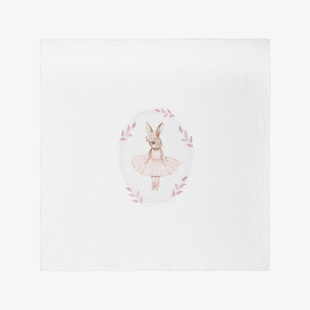 Jamiks-Girls Pink Bunny Muslin Duo | Childrensalon Outlet